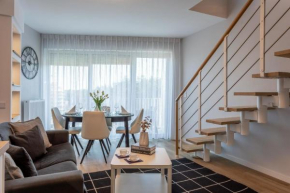 Helle Ferienwohnung Albus direkt am Strand